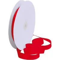 Adlibris Satijnlint, B: 15 mm, rood, 50 m/ 1 rol