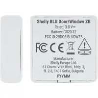 Shelly Slimme raam-/deursensor | BLU Door/Window ZB | Bluetooth/Zigbee | Wit