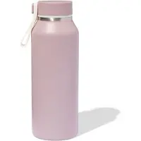 HEMA Isoleerfles 350ml Rvs Roze (donkerroze)