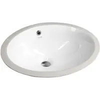 Creavit Onderbouw keramische wastafel 48,5x38cm, wit