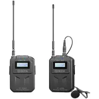 Boya Lavaliermicrofoon By-wm6s Uhf Duo Draadloos 106 Mm Zwart