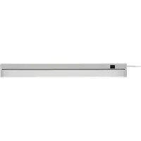 Telefunken LED meubelverlichting Hestia, 4.000K, 1.000lm, titanium Hestia, alu / grijs / zink, Keuken, Kunststof, Modern, kastverlichting
