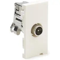 Technetix IEC insert module voor RJ45 wandcontactdoos