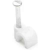 Q-Link Kabelclip | | 4 mm (20 stuks, Rond, Wit)