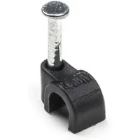 Q-Link Kabelclip | | 4 mm (20 stuks, Rond, Zwart)