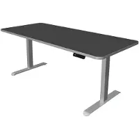 Kerkmann Zit sta bureau Move-3 premium antraciet 180x80cm