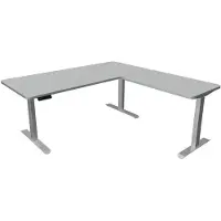 Kerkmann Zit sta hoekbureau Move-3 premium grijs 180x180cm