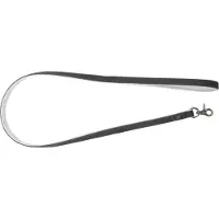 Barry King Leren Hondensnoer - Elegant & Duurzaam - 1.2m/20mm Grijs
