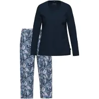 Ammann Pyjama 'Night & Home' blauw