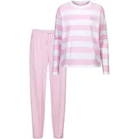 Mey Pyjama 'Streaked Lines' rosa