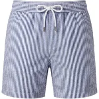 Vercate Zwemshorts 'Seersucker' donkerblauw