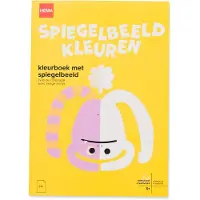 Kleurboek spiegelbeeld 19x27cm