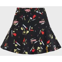 Killstar - Gothic Minirok - Child's Play - It's Time To Play minirok - XS tot XXL - voor Vrouwen - meerkleurig - Maat XS