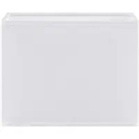 Home Sweet Home Vierkante witte lampenkap – Block - katoen – 15.5(H)x20(W)x20(L)cm – E27 – voor wand, tafel, vloer en hanglamp
