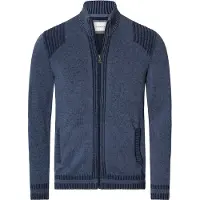Babista katoenen gebreid vest Plus Size - blauw male | Maat: 3XL