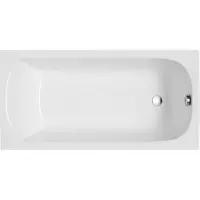 Badland CLASSIC SLIM ligbad 170 x 70 cm wit met styropor ombouw