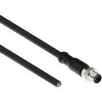 ACT Industrial 1,50 meter Sensor kabel M8A 4-polig male naar open end, Ultraflex Xtreme TPE kabel, afgeschermd