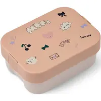 Liewood - Kid's Kamil Lunchbox - Bewaarbakje 7,8 x 19,7 x 14,1 cm, beige