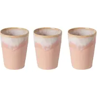 Costa Nova Bekers Grespresso Soft Pink 375 ml - 3 stuks