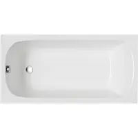 Badland CLASSIC ligbad 160 x 70 cm wit met styropor ombouw