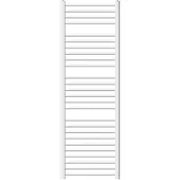 LuxeBath Badkamerradiator 500x1600 mm wit recht, met zijaansluiting, met geïntegreerde thermostatische kraan