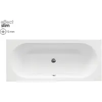 Badland VITAE SLIM ligbad 160 x 75 cm wit met styropor ombouw