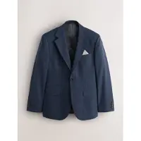 Next - Heren - Formele slim-fit blazer met textuur - Blauw