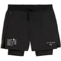 Puma Sportbroek zwart / wit