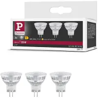 Paulmann 28977 LED-lamp Energielabel E (A - G) GU4 Reflector 1.8 W Warmwit (Ø x h) 35 mm x 37 mm 3 stuk(s)