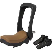 Urban iKi Junior fietszitje zonder Montagekader - Bincho Black/ Kurumi