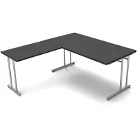 Kerkmann Hoekbureau Profi antraciet 160cm