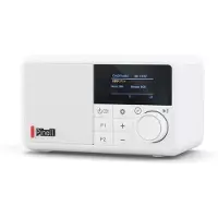 Pinell COMPACT White - Bluetooth - DAB+/FM - Bass speaker