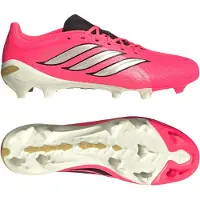 Adidas Predator League Gras Voetbalschoenen (FG) Felroze Zilvergrijs Zwart Goud