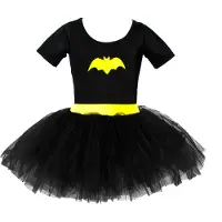 Den Goda Fen Batgirl Child Costume Zwart 4-6 Years Kinderen