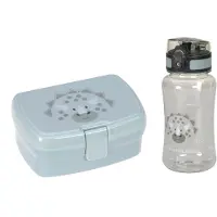 Adlibris Dino Lunchbox+bottle Goud