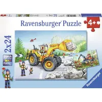 Ravensburger Bulldozer en bosbouwtractor 07802