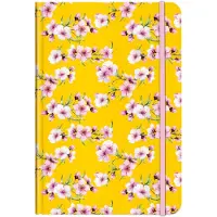Adlibris Notitieboek - Yellow Flowers - A5