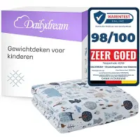 Nivion - Verzwaringsdeken kind - 135x200cm - 3,2 kg - Bos - Katoen - weighted blanket