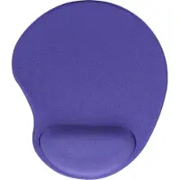 InLine Premium muismat met polsondersteuner voor optische en laser muizen / blauw