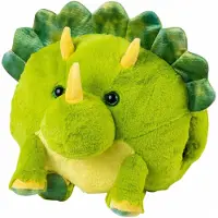 Noxxiez Cozy Knuffel Dino Groen groen Pluche Knuffel