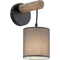 JUST LIGHT Landelijke wandlamp Green Tribu taupe