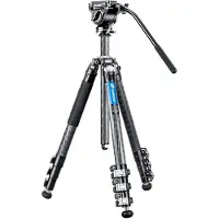 Leofoto Manba LV-284C tripod + BV-5 videohead