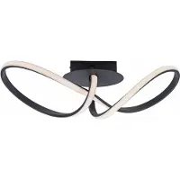 JUST LIGHT Design plafondlamp Maria zwart