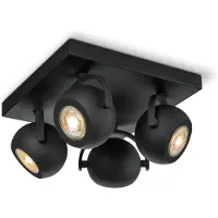 Home Sweet Home Plafondspot Nop Zwart 4xgu10 5,8w