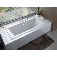 Badland QUADRO SLIM ligbad 175 x 80 cm wit