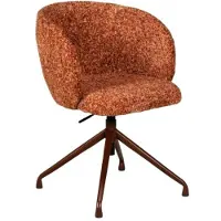 WEBER INDUSTRIES LUIS Verstelbare Draaistoel / Terracotta