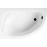 Badland STANDARD hoekbad 130 x 85 cm links wit met acrylpaneel