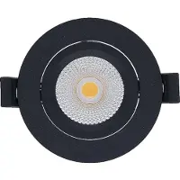 LedLoket Bundel | 6x LED Inbouwspot | VARDA | 6W | CCT-Switch of Dim2Warm | Rond | Zwart | Lage inbouw diepte | CCT - Switch