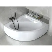 Badland MIA hoekbad 140 x 140 cm wit