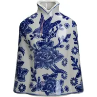 HD Collection Vaas Blouse Porselein 16x11x21cm